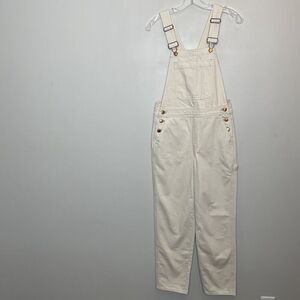 J.CREW Overalls Women XS Slouchy Boyfriend NEW Natural Ecru Denim BB465